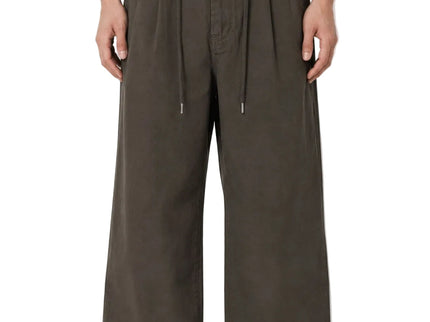 Oversized Wide Leg Gabardine Pants