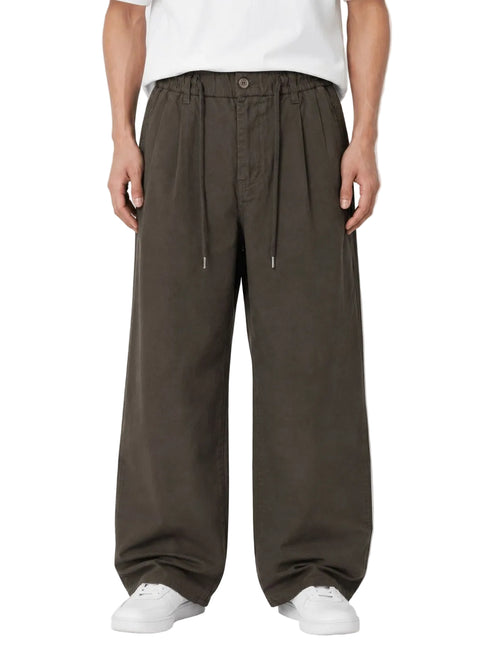 Oversized Wide Leg Gabardine Pants