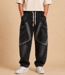 Utility Panel Baggy Jeans