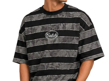 Vintage Washed Striped Oversized T-Shirt