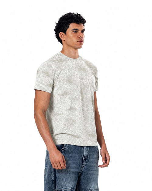 Little Velvet Textured Slim Fit T-Shirt