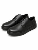 Minimal Black Platform Shoes