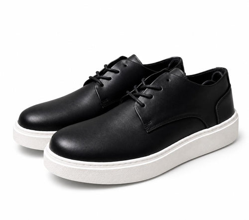 Minimal Black Platform Shoes