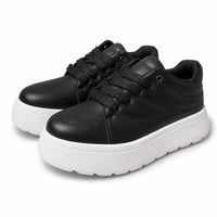 Chunky Platform Sneakers – Black & White