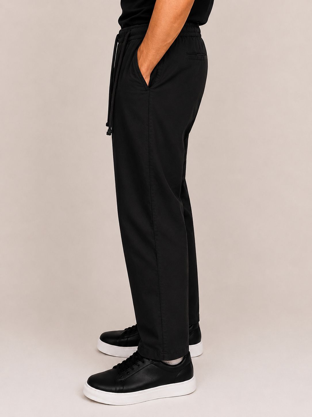 Relaxed Linen Straight Pants