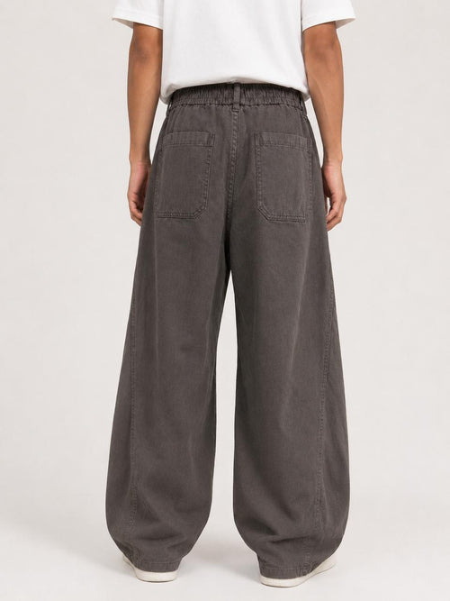 Oversized Wide Leg Denim Pants