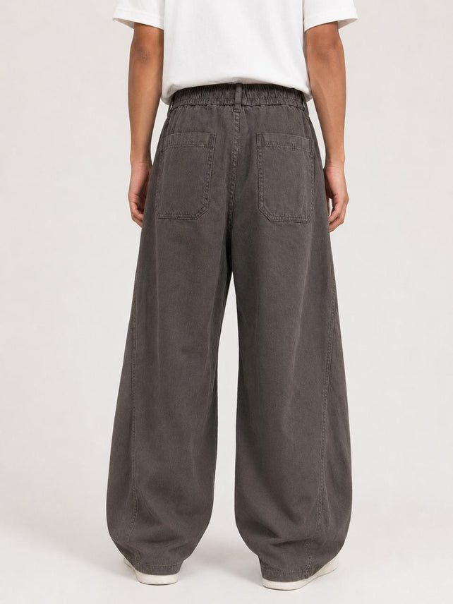 Oversized Wide Leg Denim Pants