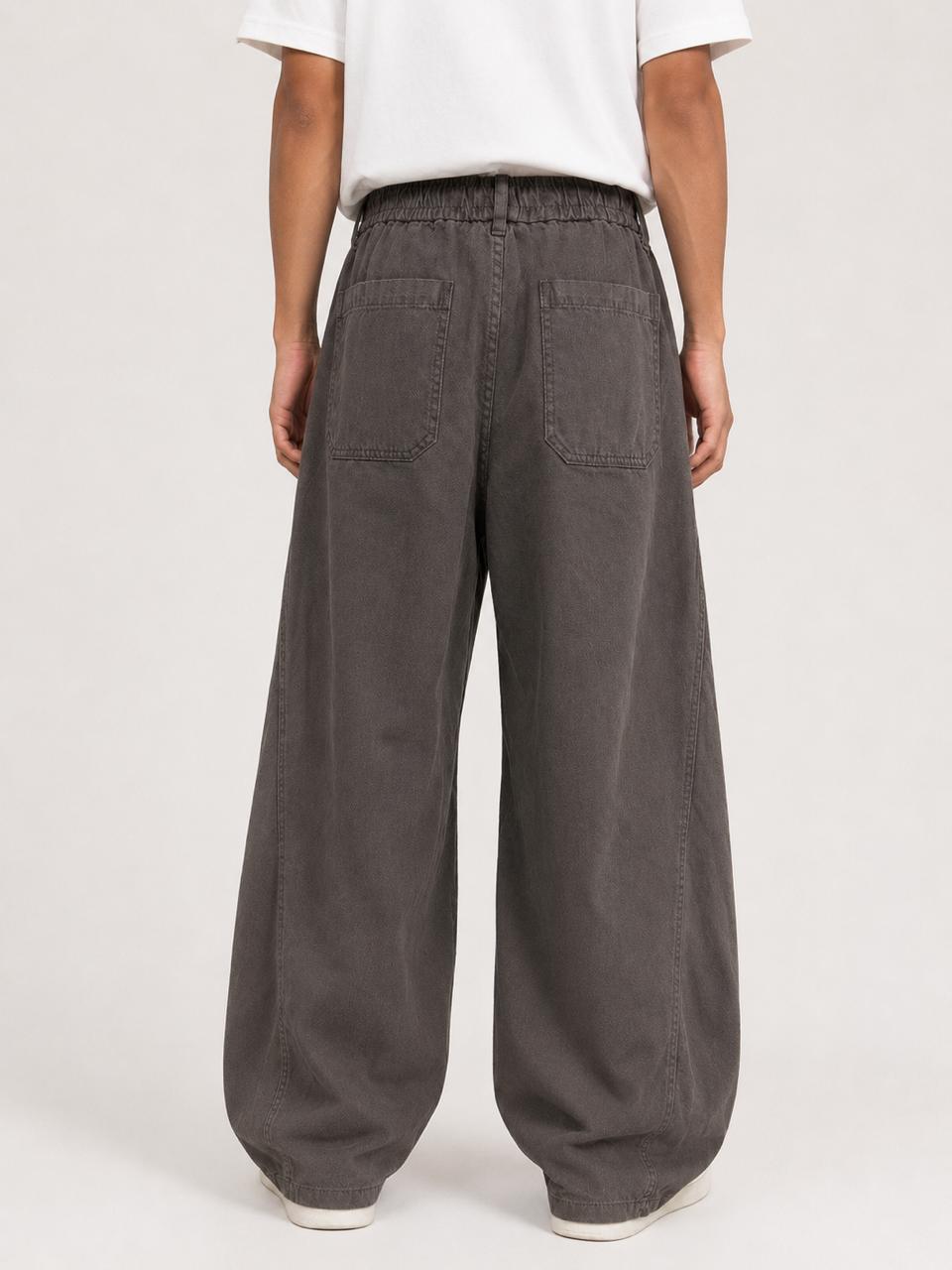 Oversized Wide Leg Denim Pants