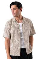 Tropical Print Box Shirt
