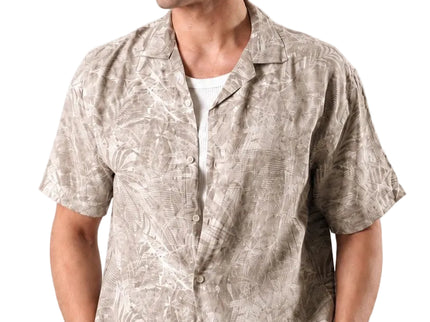 Tropical Print Box Shirt