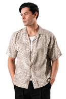 Tropical Print Box Shirt