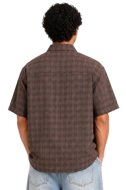 Checked Box Fit Short Sleeve Shirt