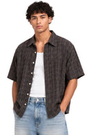 Checked Box Fit Short Sleeve Shirt