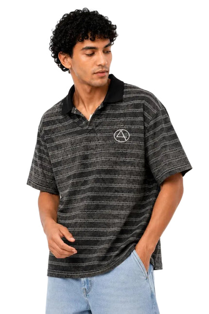 Striped Polo T-Shirt