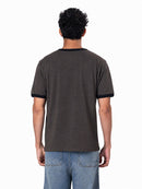 Crew Neck Contrast Trim Regular Fit T-Shirt
