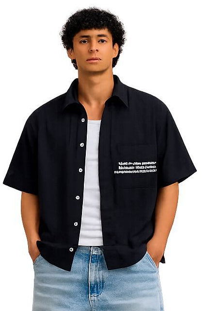 Fragments Box Fit Printed Shirt