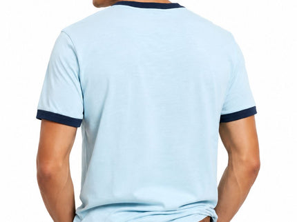 Crew Neck Contrast Trim Regular Fit T-Shirt
