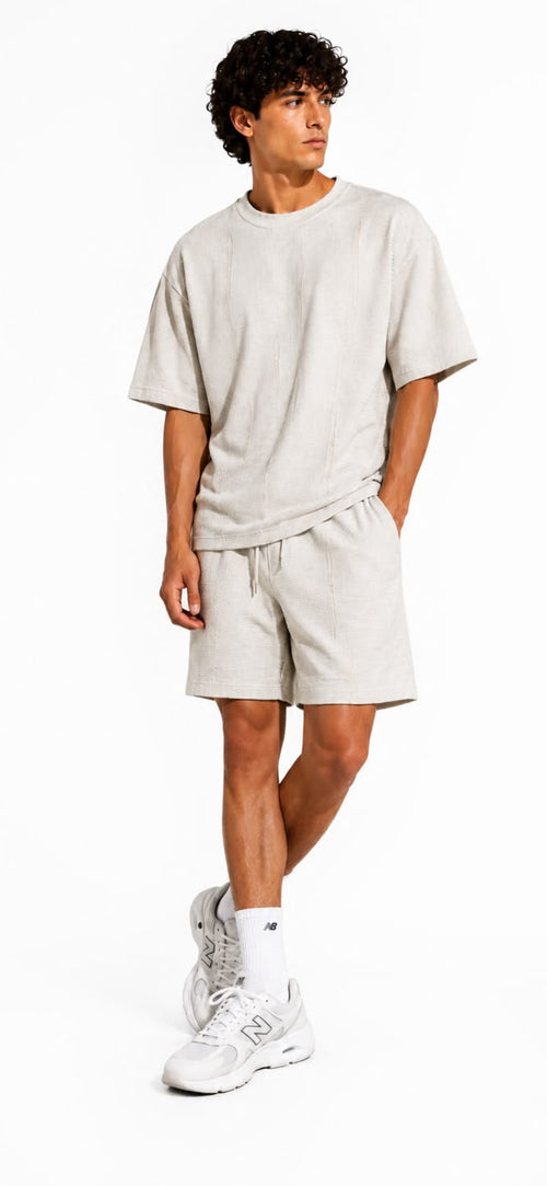 Textured Printed Summer Set