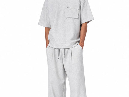 Crew Neck Oversized Fit Pocket Suit