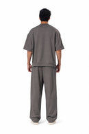 Crew Neck Oversized Fit Pocket Suit