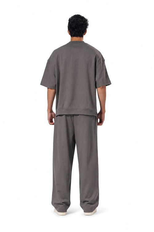 Crew Neck Oversized Fit Pocket Suit
