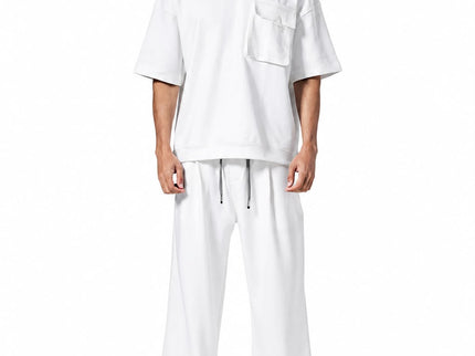 Crew Neck Oversized Fit Pocket Suit