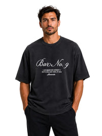 Bar No. 9 Oversized Tee