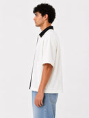 Wash Open Contrast Collar Box Fit Shirt