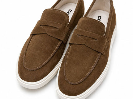 Havan Suede Penny Loafers