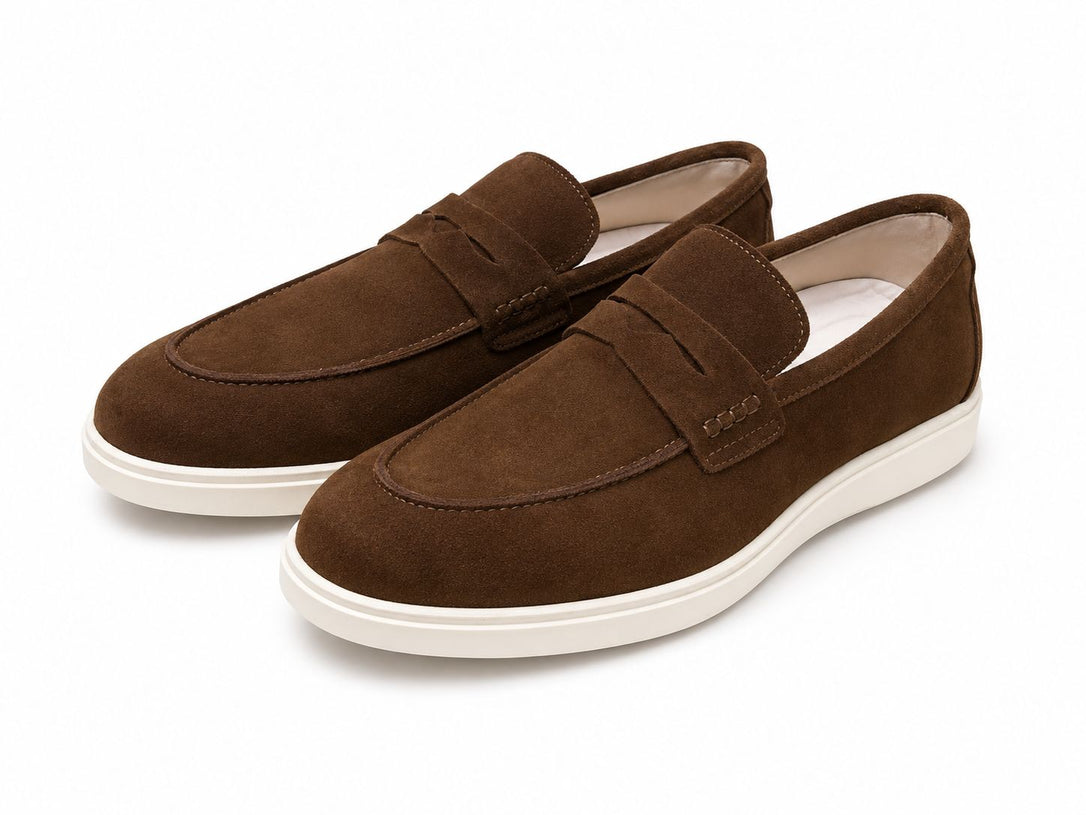 Premium Suede Penny Loafers