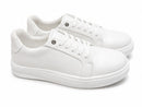 Bubbly Leather Sneakers – Black