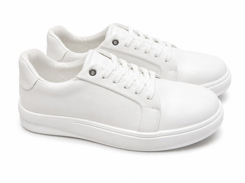 Bubbly Leather Sneakers – Black