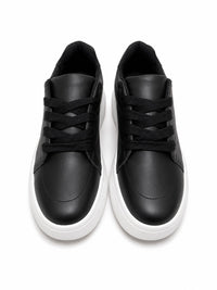 Chunky Platform Sneakers – Black & White