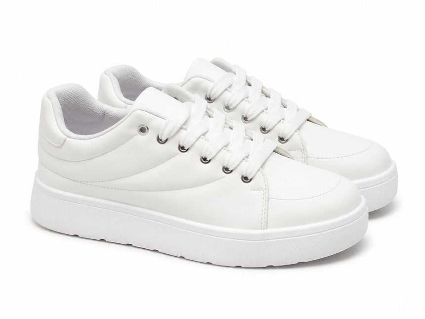 Chunky Platform Sneakers – Black & White