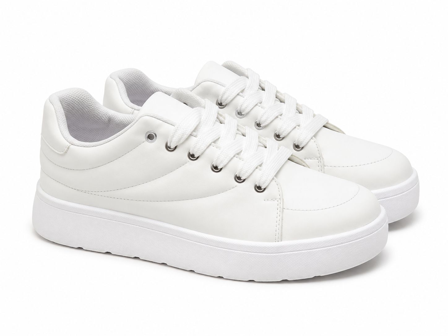 Chunky Platform Sneakers – Black & White