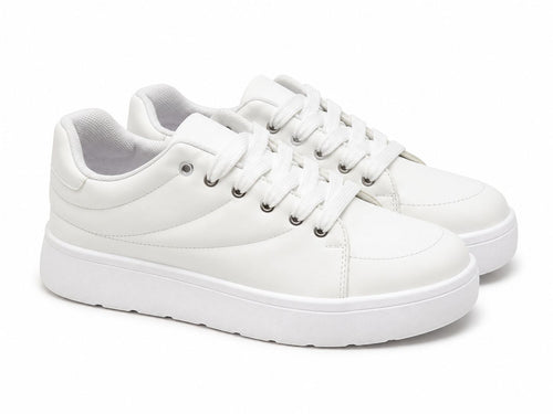 Chunky Platform Sneakers – Black & White