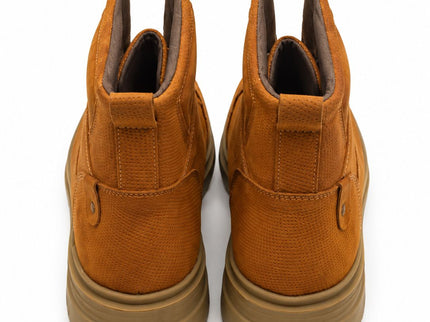 Leather boot in brown