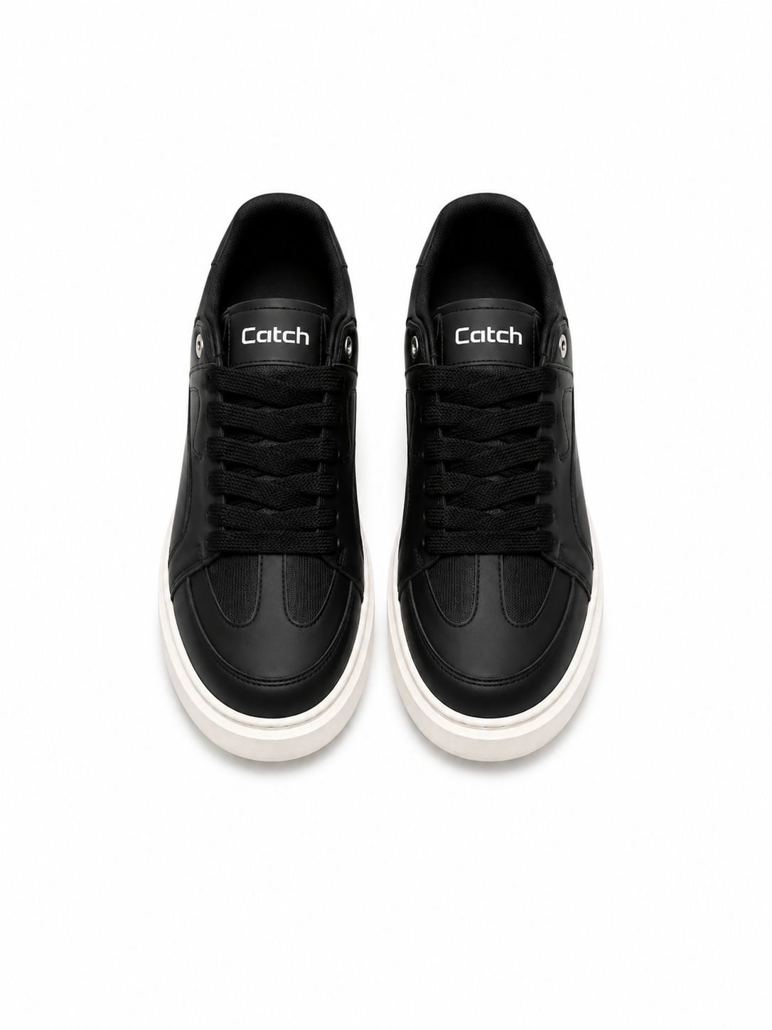 Black Sneakers with Thick Sole