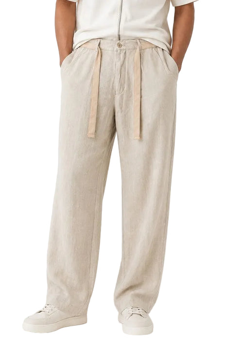 Relaxed Linen Blend Pants