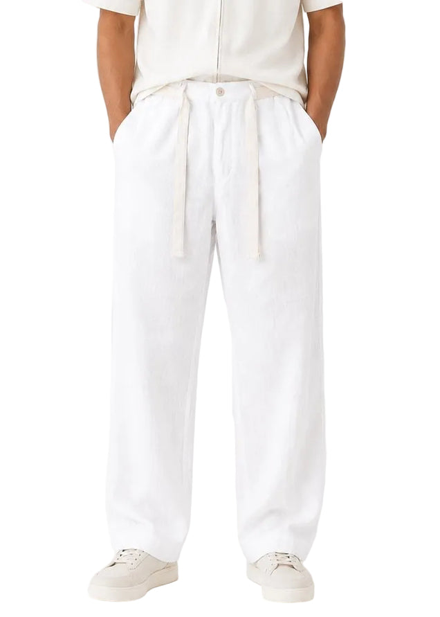 Relaxed Linen Blend Pants