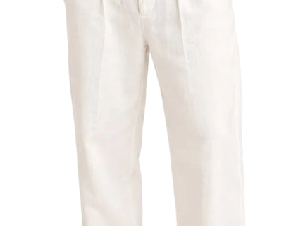 Linen Relaxed Straight Trousers