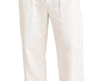 Linen Relaxed Straight Trousers