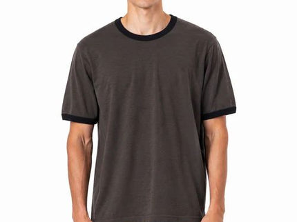 Crew Neck Contrast Trim Regular Fit T-Shirt