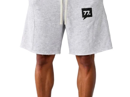 Raw Edge Relaxed Sweat Shorts