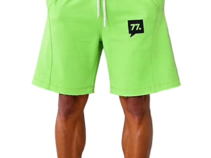 Raw Edge Relaxed Sweat Shorts