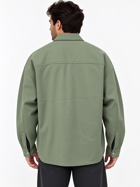 Sage Utility Classy Overshirt