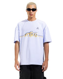 Printed T-shirt printed In White