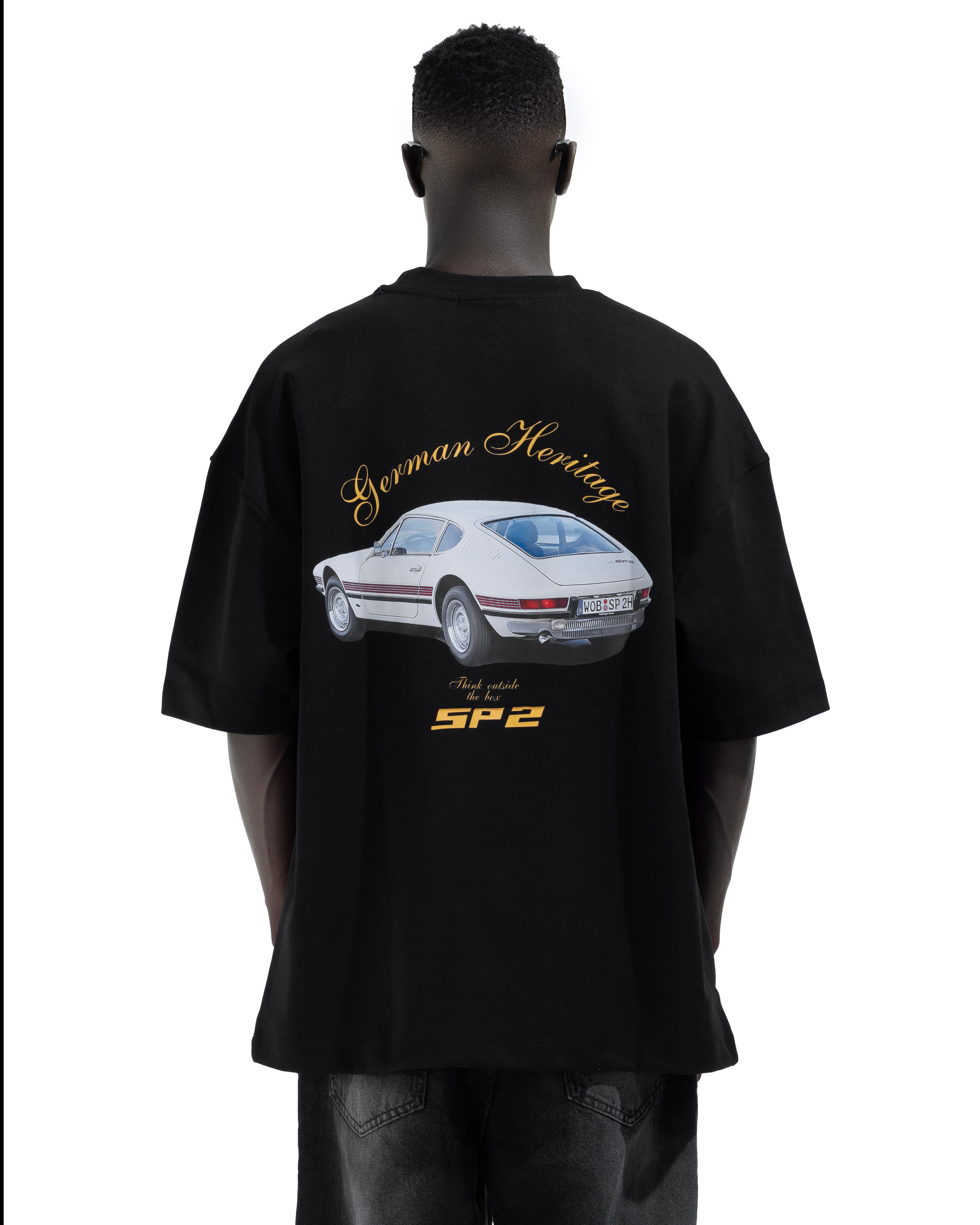 T-Shirt White Car Catch