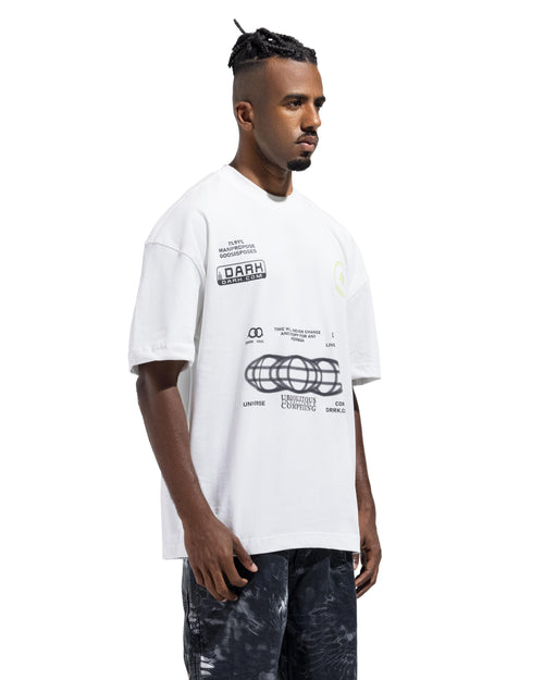 Box Fit Abstract Graphic T-Shirt