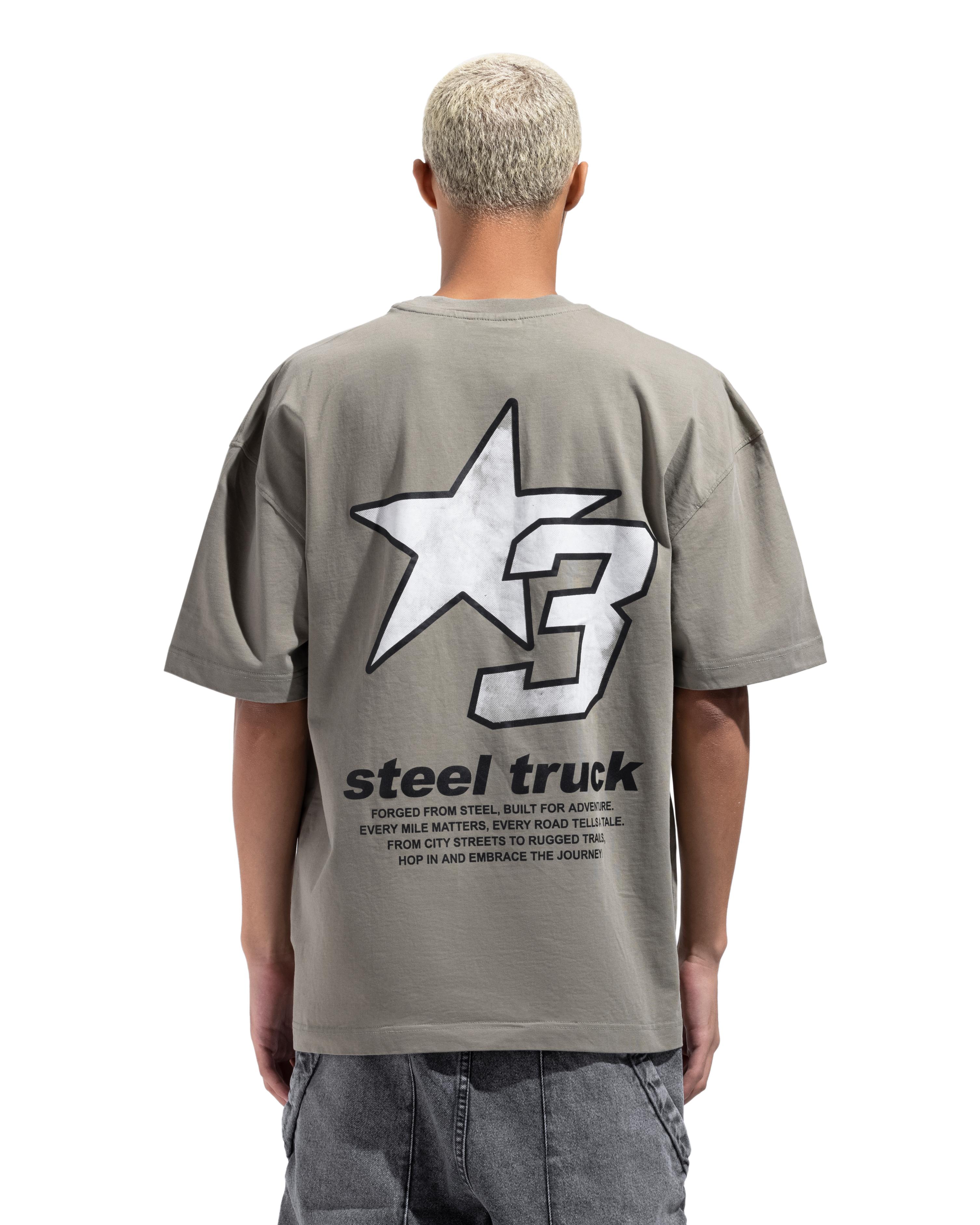 Box Fit Track Star Printed T-Shirt